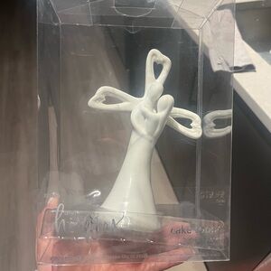 Cake Topper - White